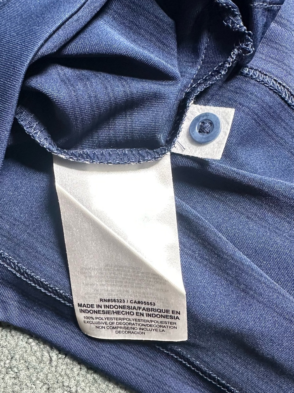 Nike Women's Navy Blue Dri-FIT Polo - Picture 7 of 7